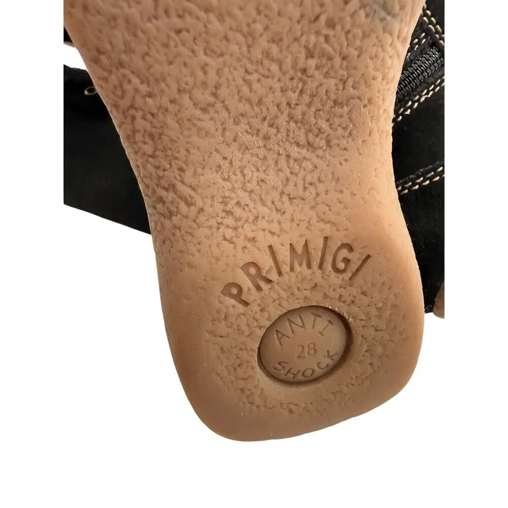 Primigi Enora Black Girls Lace Up Boots Leather EU 28 / US 10.5